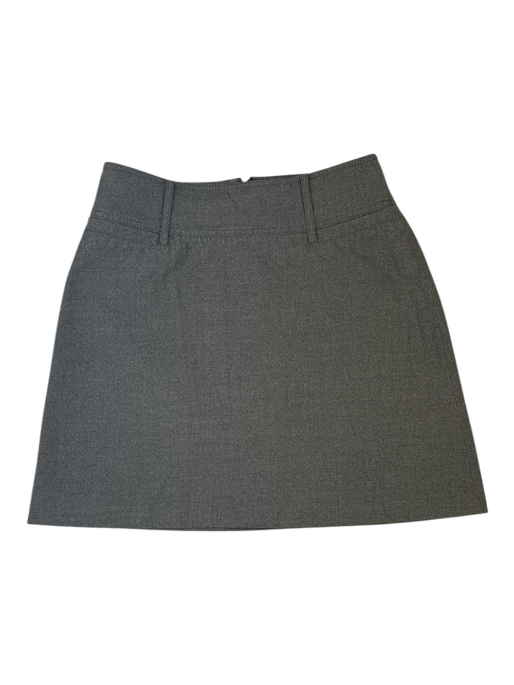 Vintage The Limited Stretch Y2K Gray Mini Skirt Size 6 Made in USA - Picture 3 of 14